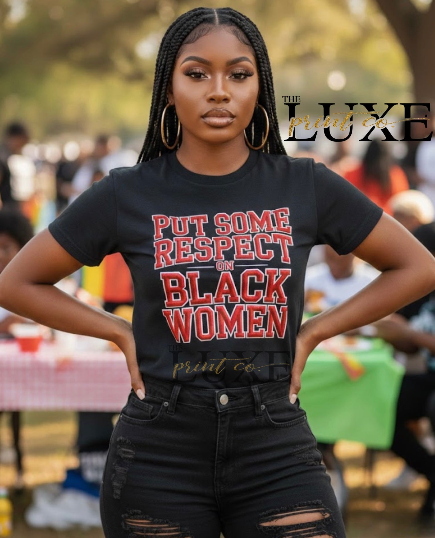 Put Some Respect on Black Women DTF Print