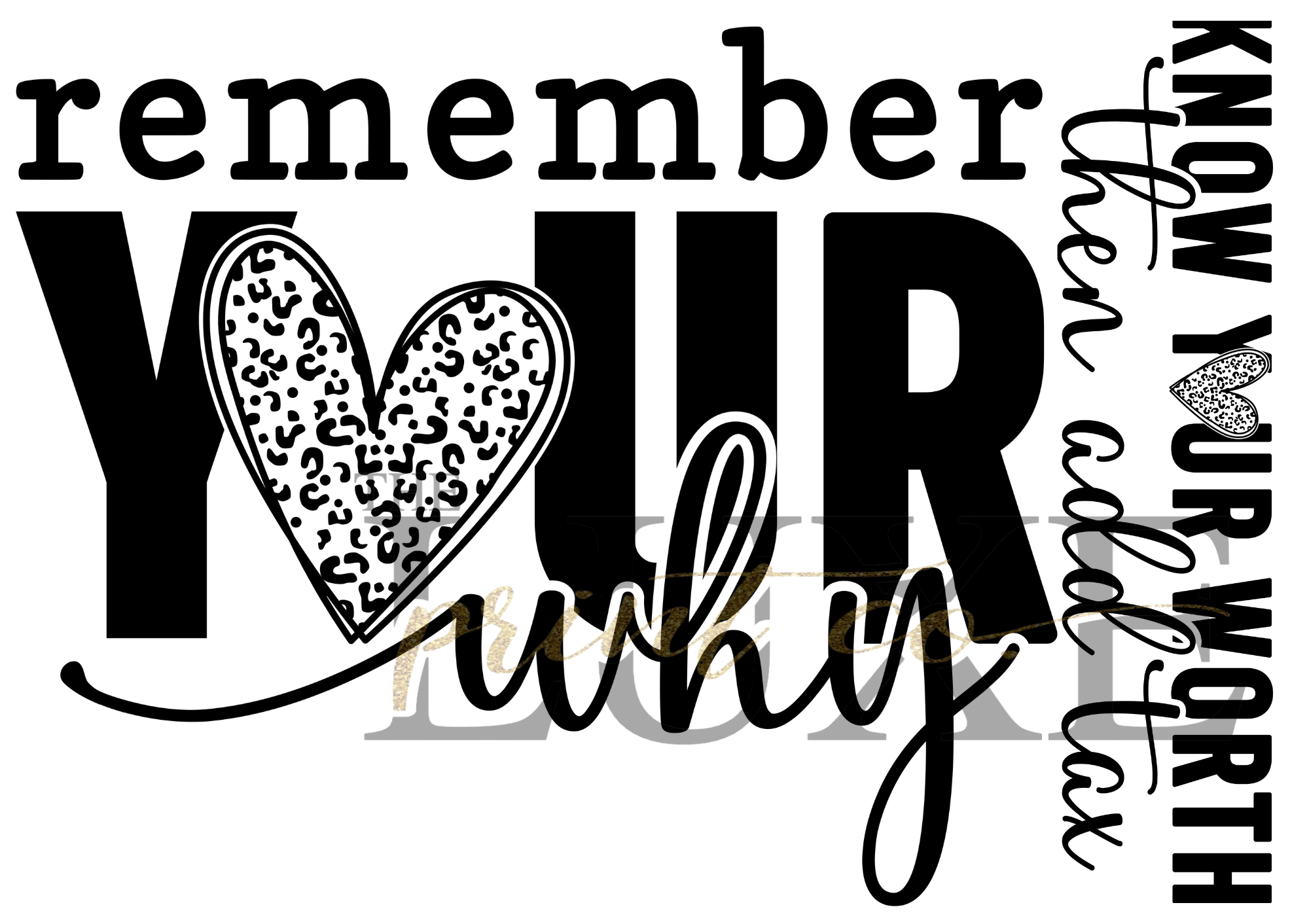 Remember Your Why- Screenprint