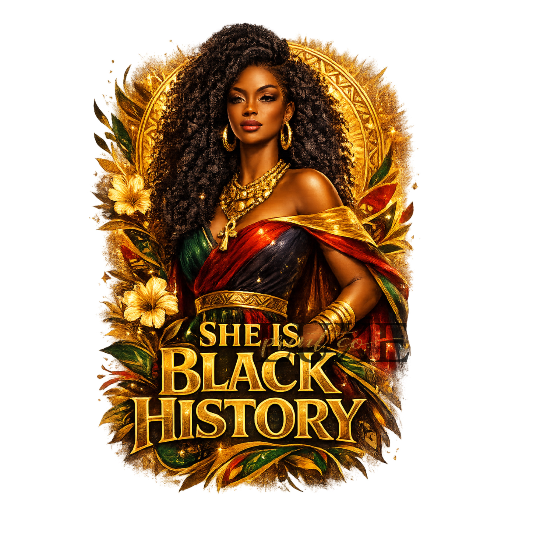 She is Black History  DTF Print