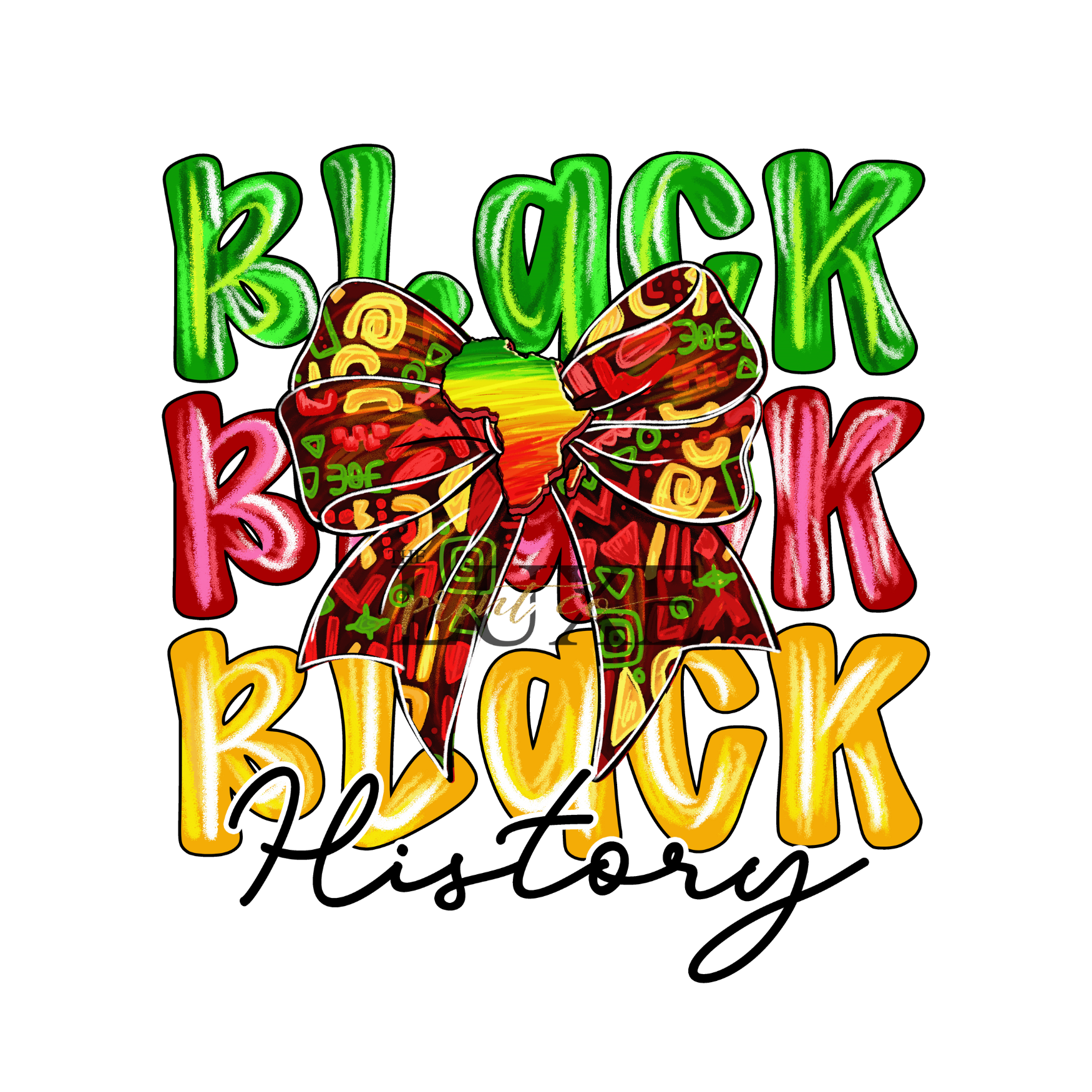 Black History-BLK writing