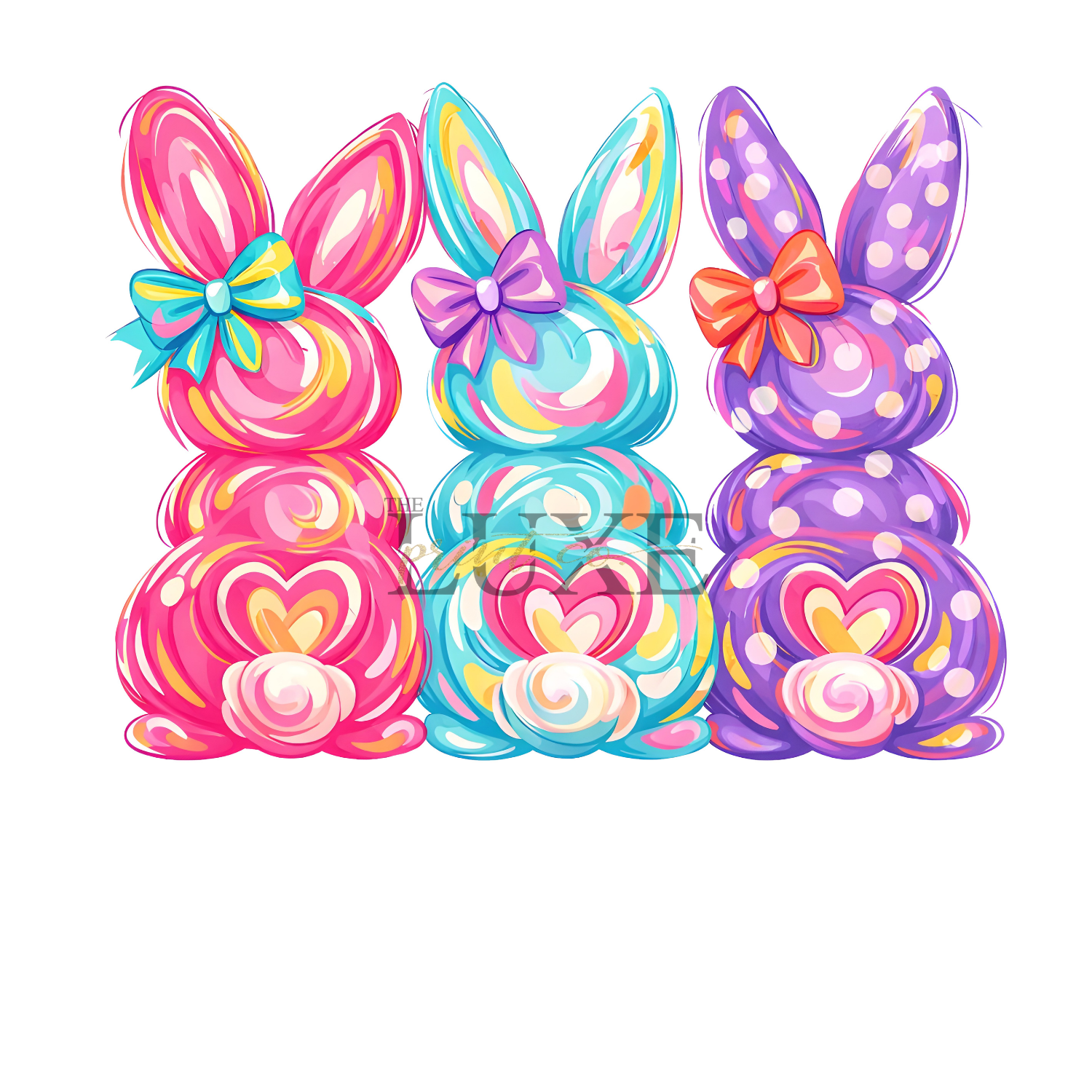 Coquette Bunny DTF Print