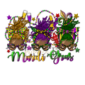 Mardi Gras Sisters  DTF Print