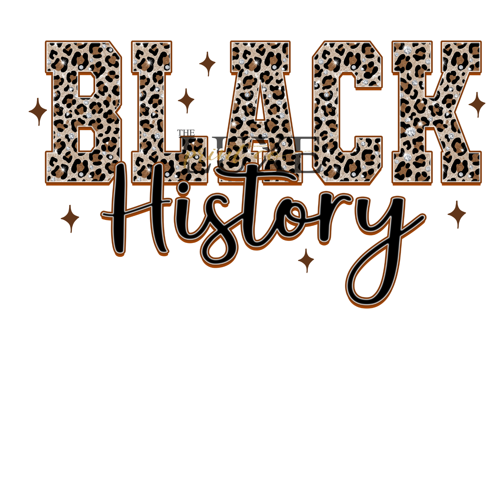 Black History-Leopard DTF Print