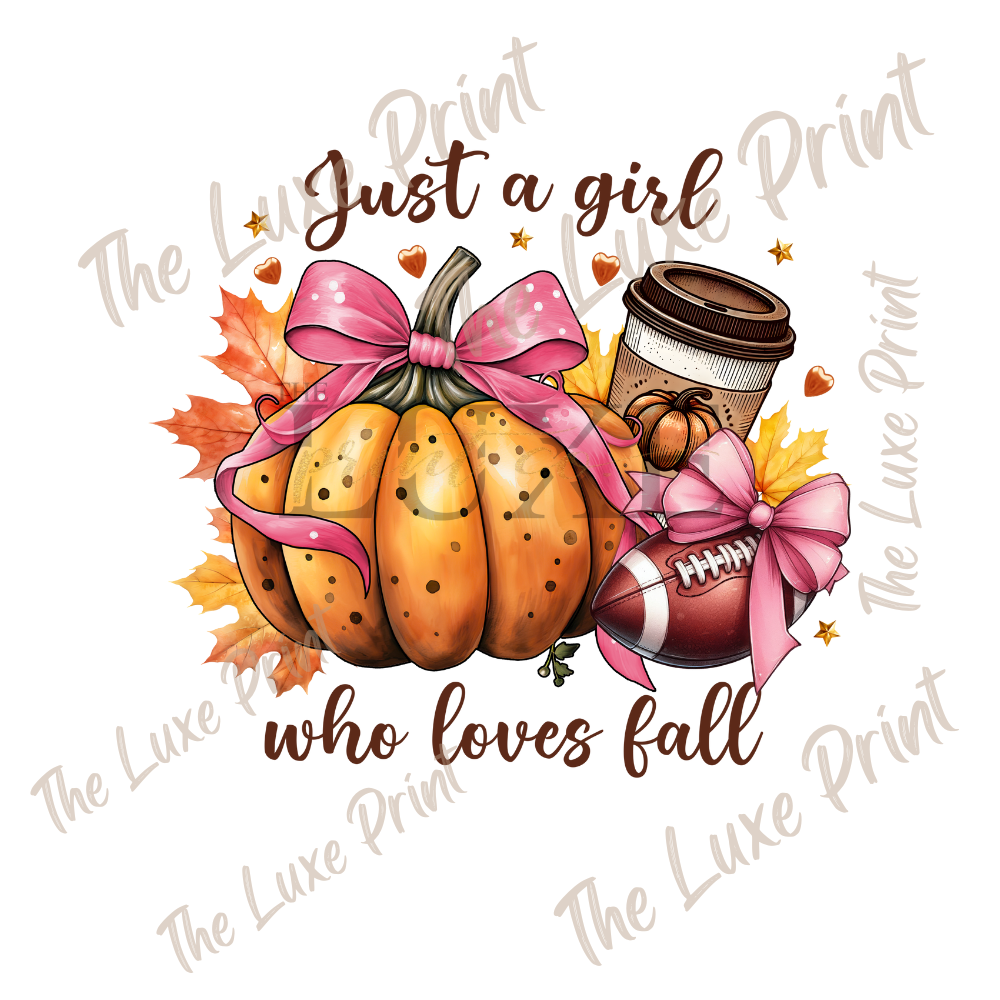 Just A Girl DTF Print