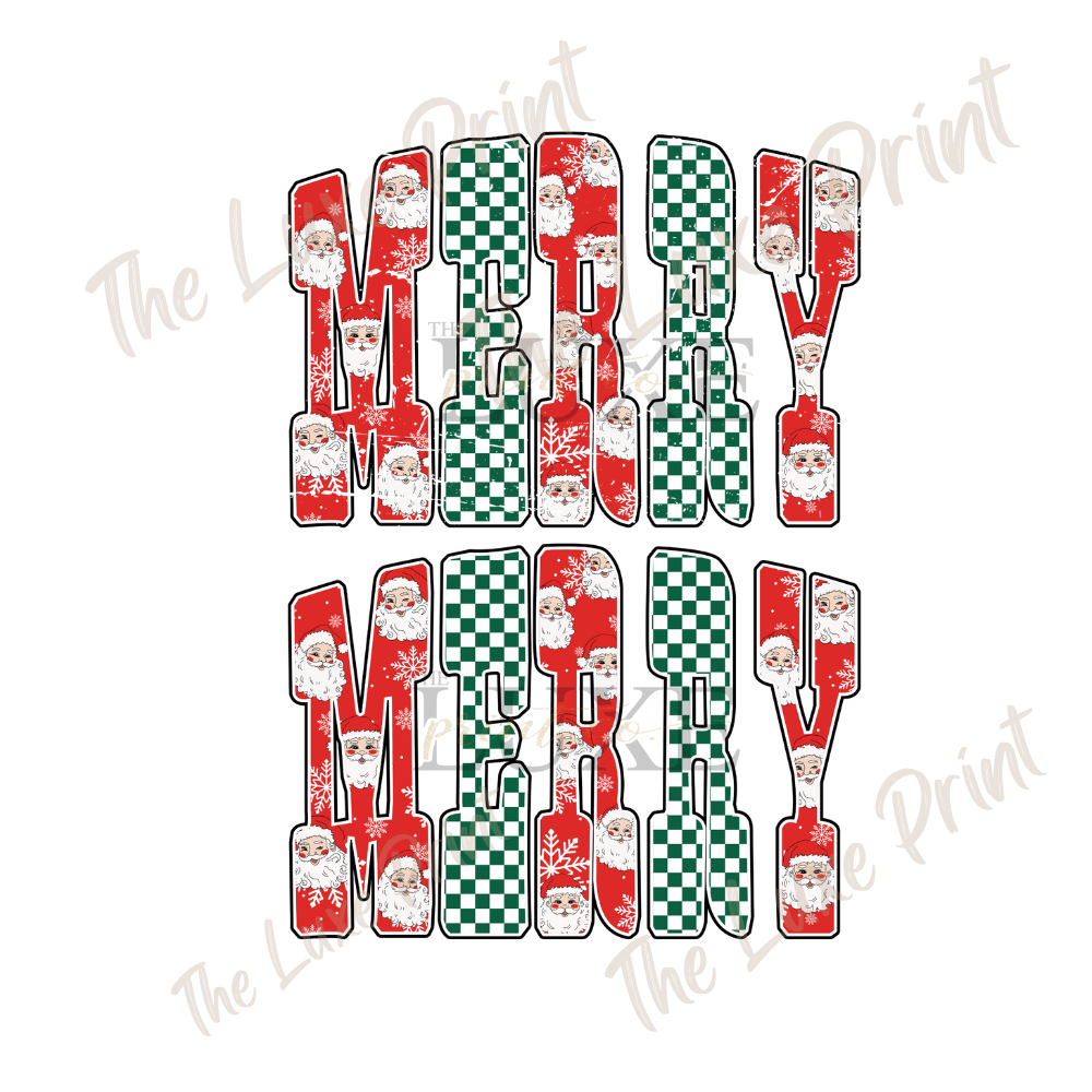 Merry Merry DTF Print