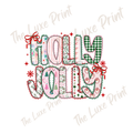Holly Jolly DTF Print