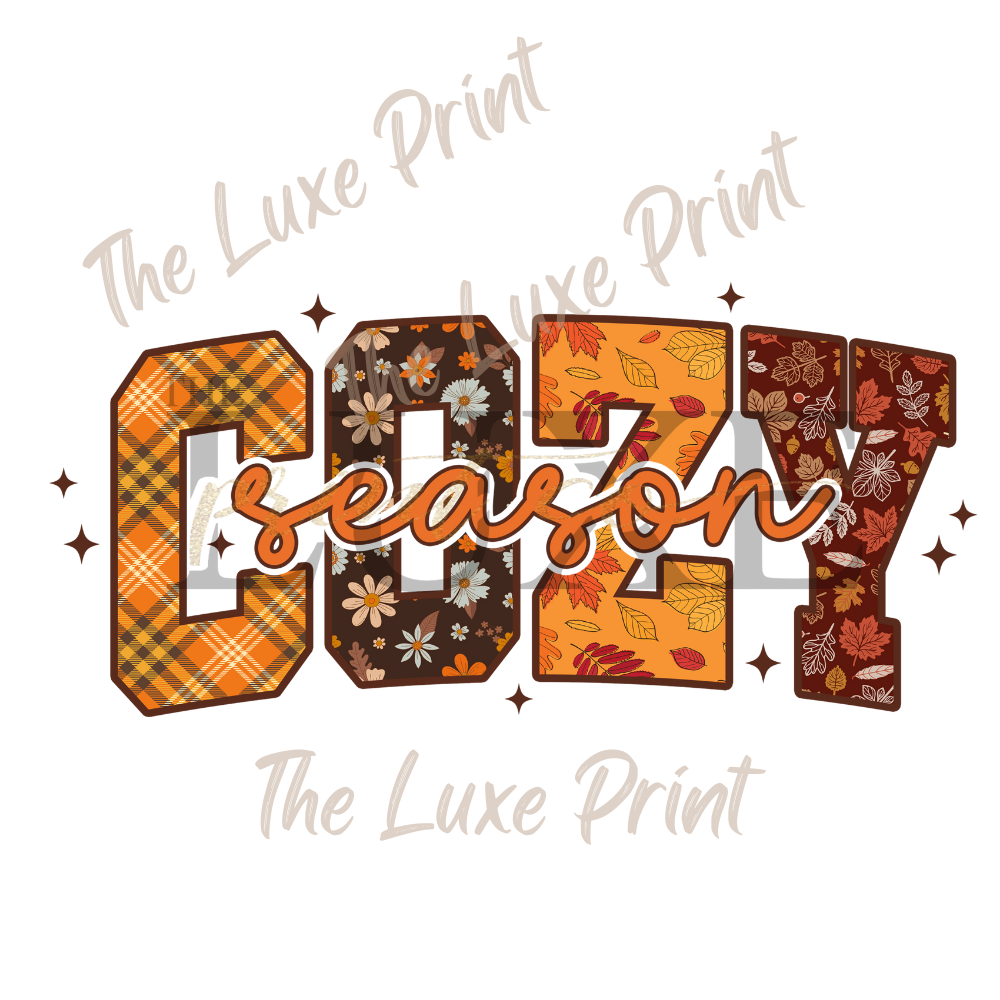 Cozy Season DTF Print